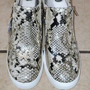 Time Tru animal print sneakers ankle